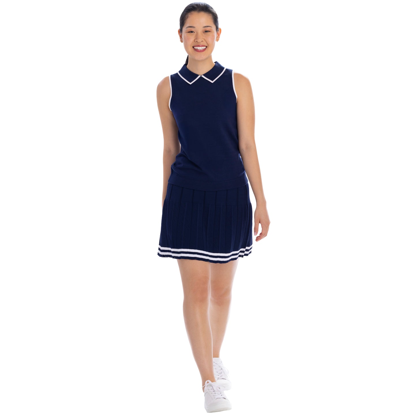 Pointelle Sweater Skort