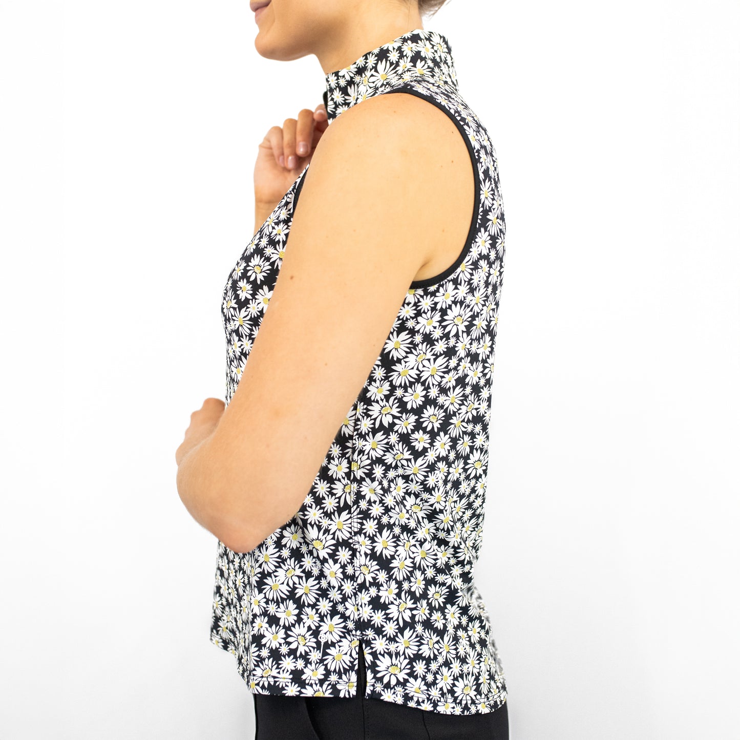 MOCK CUTAWAY SLEEVELESS