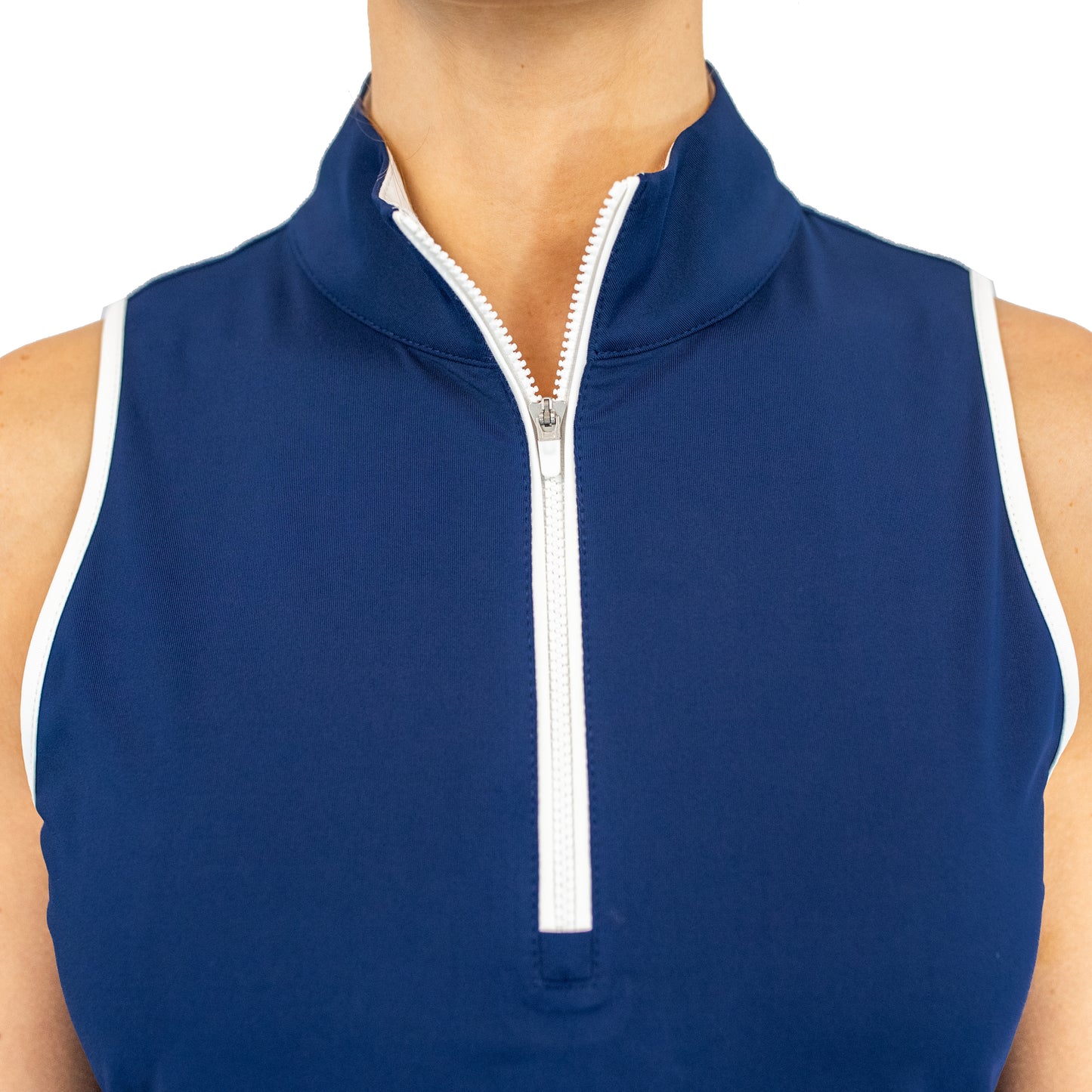 Mock Cutaway Sleeveless