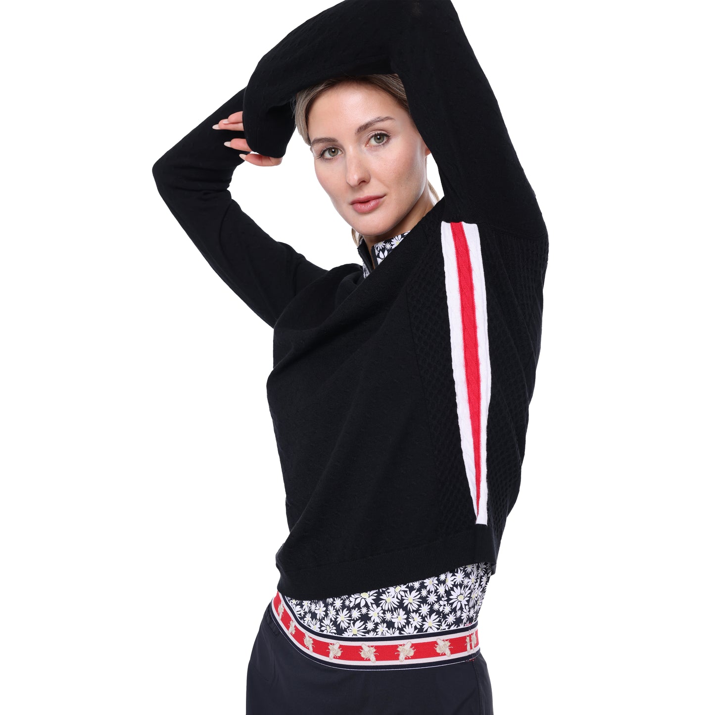 GREENSIDE CABLE SWEATER