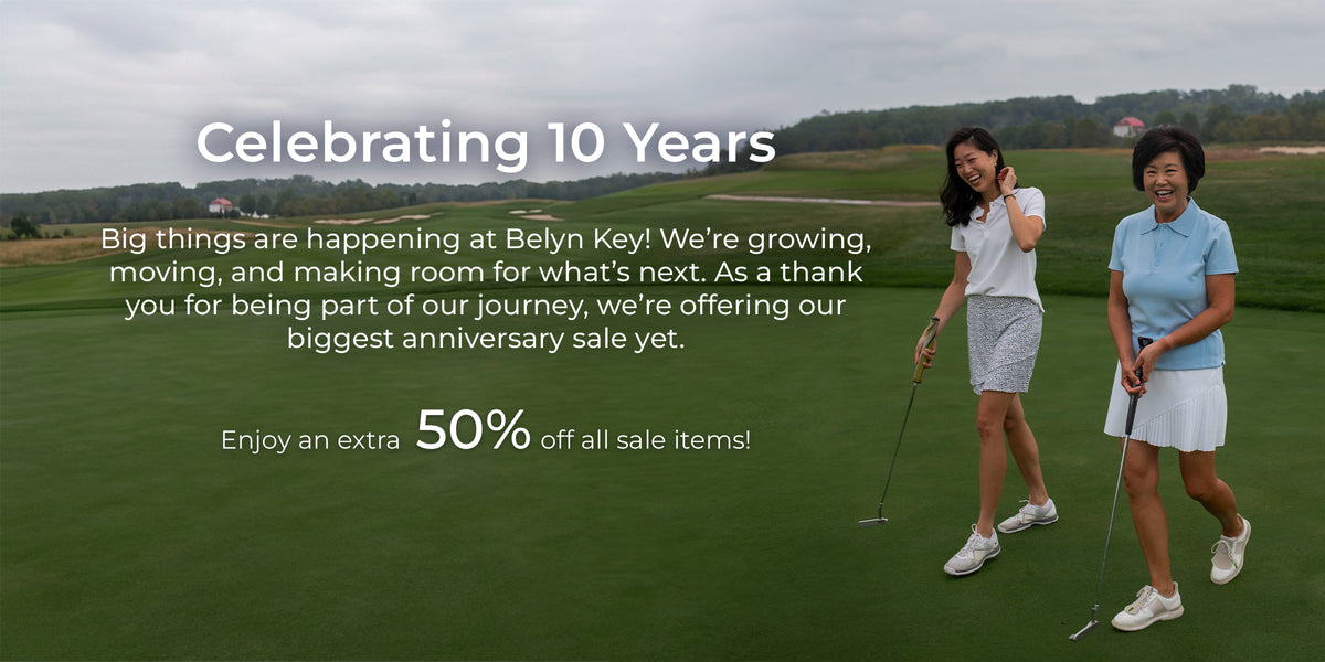 Celebrating 10 years of Belyn Key with our biggest sale yet! Click the button to shop!