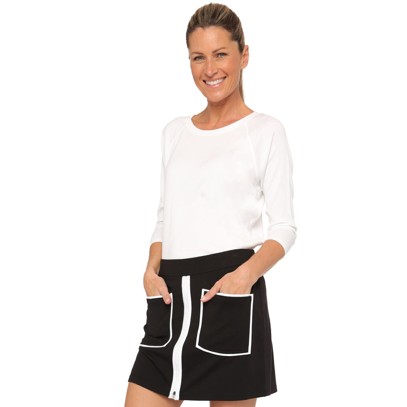 POCKET ZIP SKORT