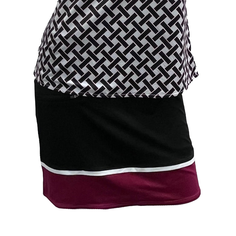 CONTRAST BANDED SKORT