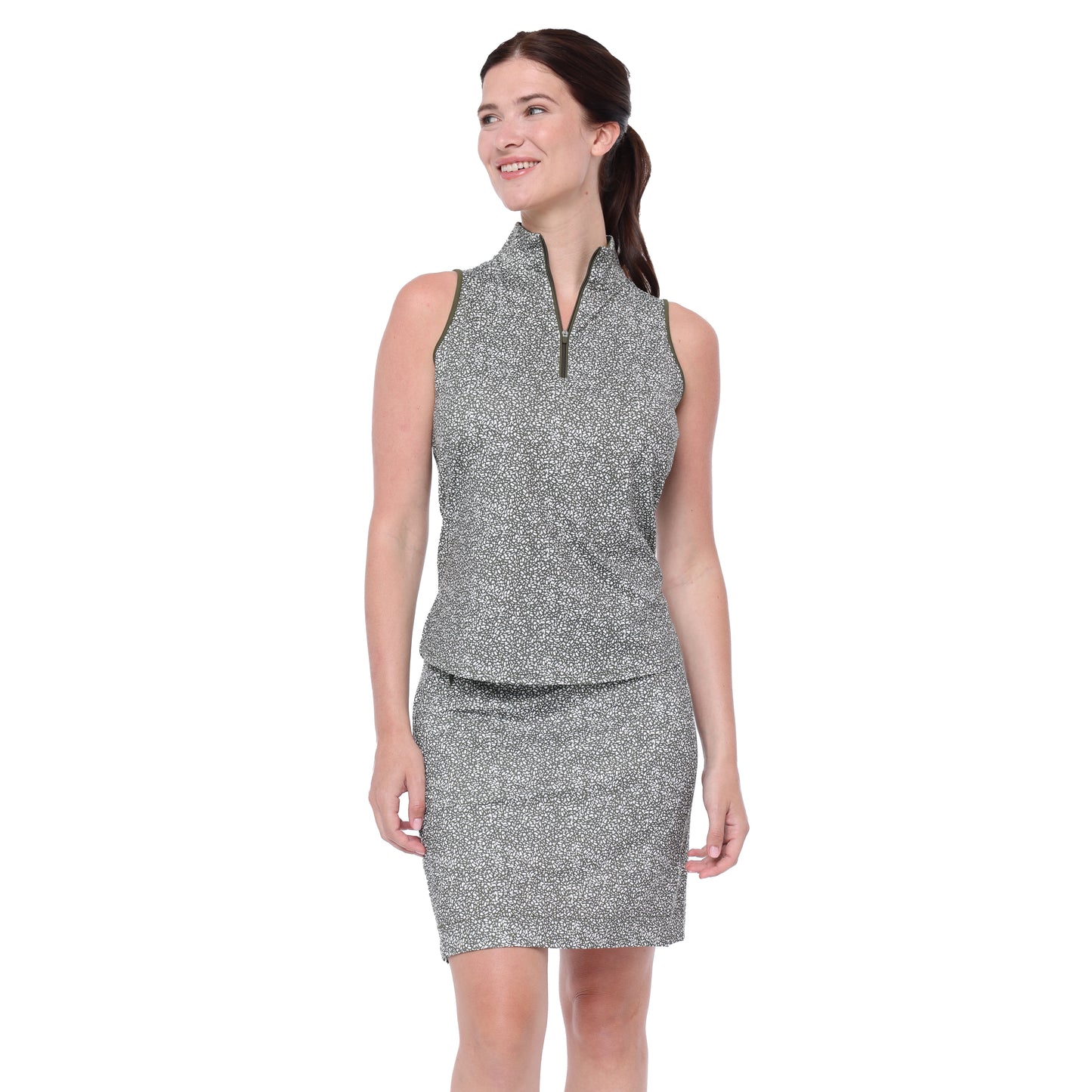 Mock Cutaway Sleeveless