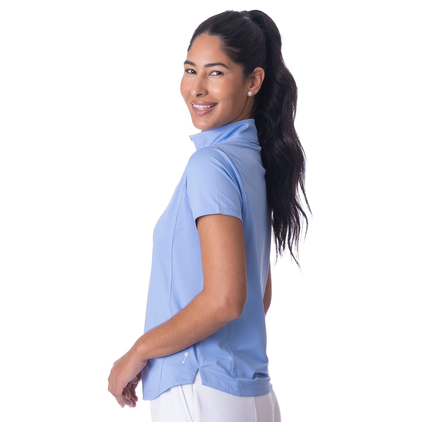 Abbey Jacquard Short Sleeve
