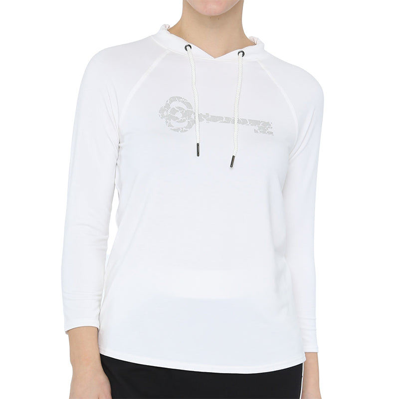 LOGO DRAWSTRING PULLOVER